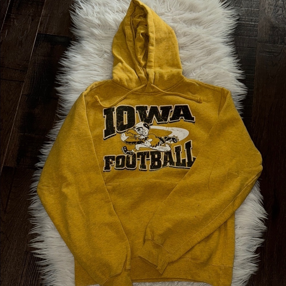 Iowa Football Yellow Hoodie